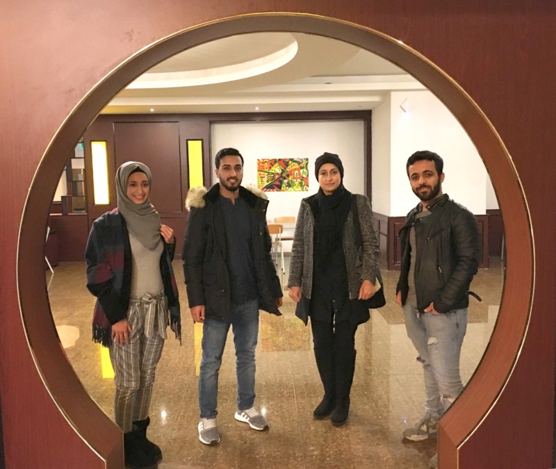 Die Brückenbauer Rama, Shekib, Mirvat und Mahmoud