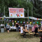 Bei schönem Wetter wurde das Sommerfest genossen